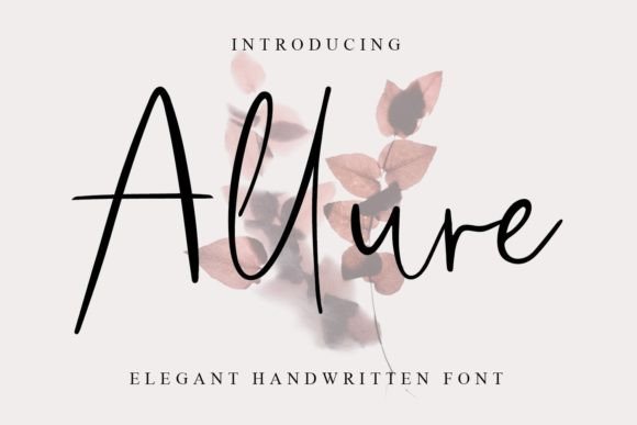 Allure: The Elegant Handwritten Font for Every Project