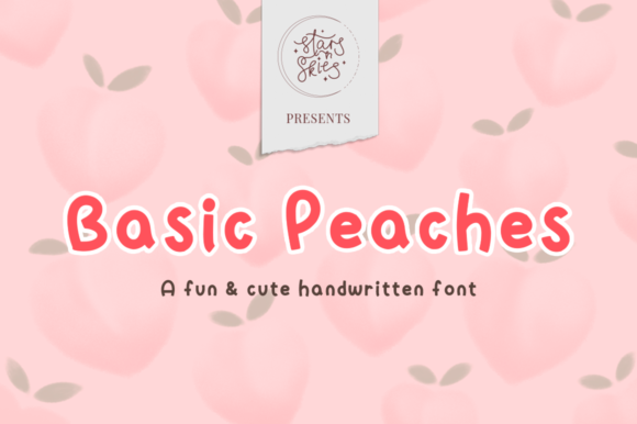 Basic Peaches: A Sweet Touch for Modern Typography