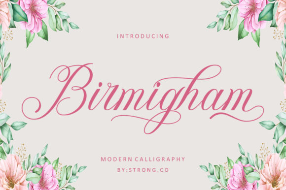 Birmigham: The Handwritten Calligraphy Font That Feels Like Home