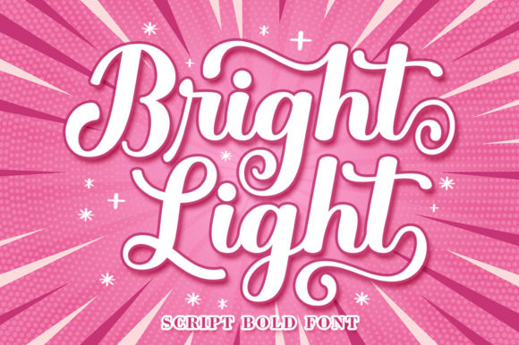 Bright Light: A Bold Script Font for Modern Branding