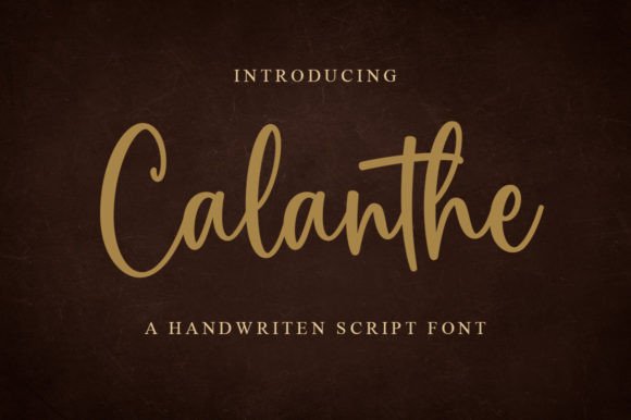 Calanthe: The Delicate Script for Modern Branding