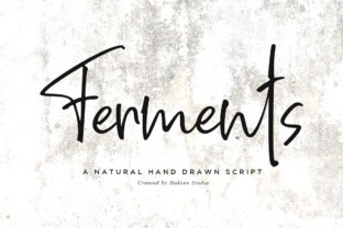 Ferments: A Handwritten Font with Timeless Charm