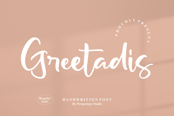 Greetadis: The Handwritten Font That Feels Like a Conversation