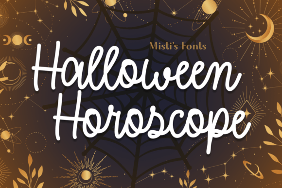 Halloween Horoscope: A Creative Font for Spooky Season Projects