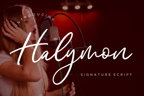 Halymon: Crafting Authentic Connections with Flowing Calligraphy