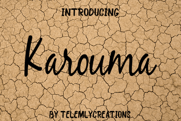 Karouma: A Handwritten Font with a Heartfelt Touch