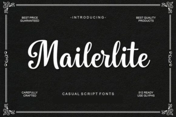 Mailerlite: The Handwritten Font for Authentic Design