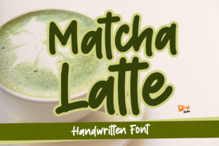 Matcha Latte Font: A Handwritten Typeface with Modern Charm