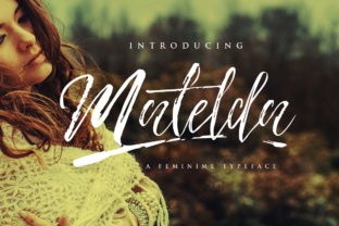 Matelda: A Handwritten Font with Rustic Warmth