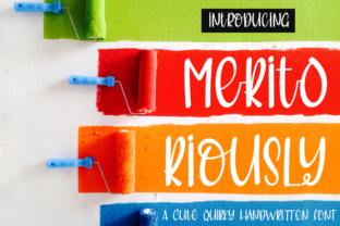 Meritoriously: The Handwritten Font with Authentic Character