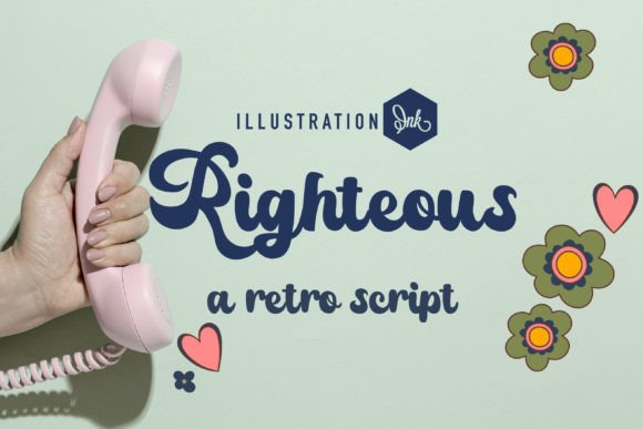 Righteous: A Retro Handwritten Script for Modern Creators