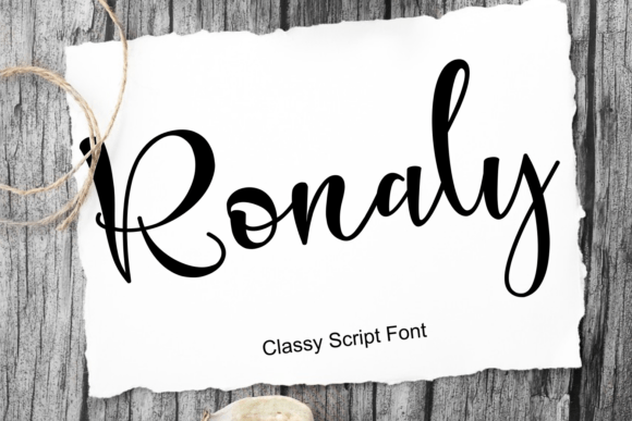 Ronaly: The Handwritten Font That Feels Like a Fresh Start