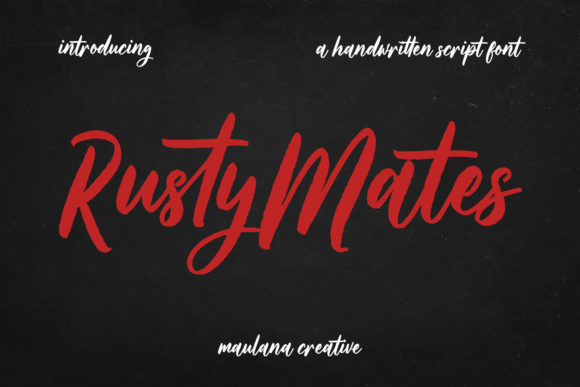 Rusty Mates: The Handwritten Font That Adds Instant Character
