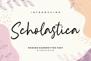 Scholastica: Where Calligraphic Charm Meets Modern Design