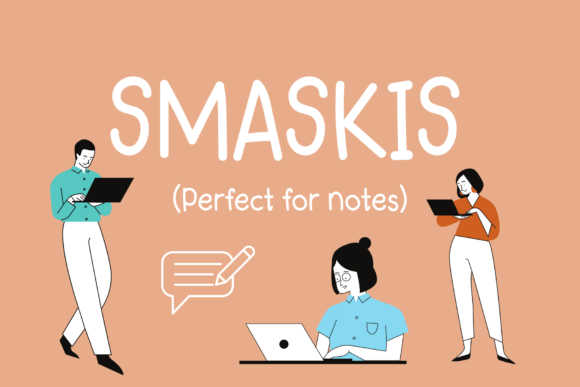 Smaskis: The Handwritten Font for Authentic Digital and Print Projects