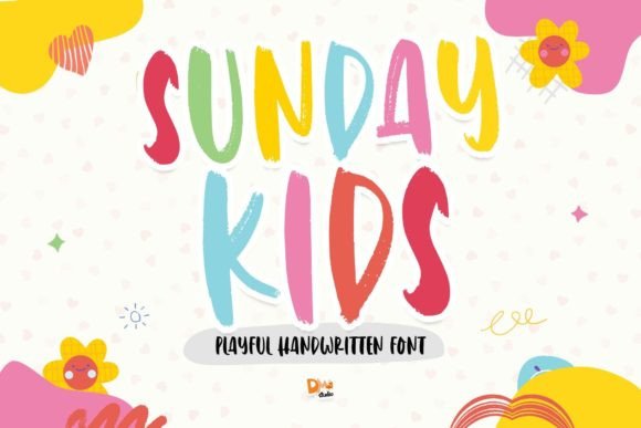 Sunday Kids: A Handwritten Font for Playful Branding