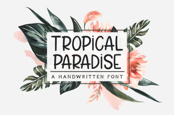 Tropical Paradise: A Creative Font for Modern Design