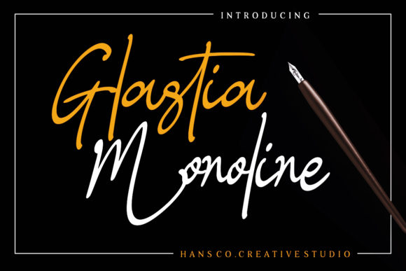 Unveiling Glastia Monoline: The Signature Font for Authentic Design